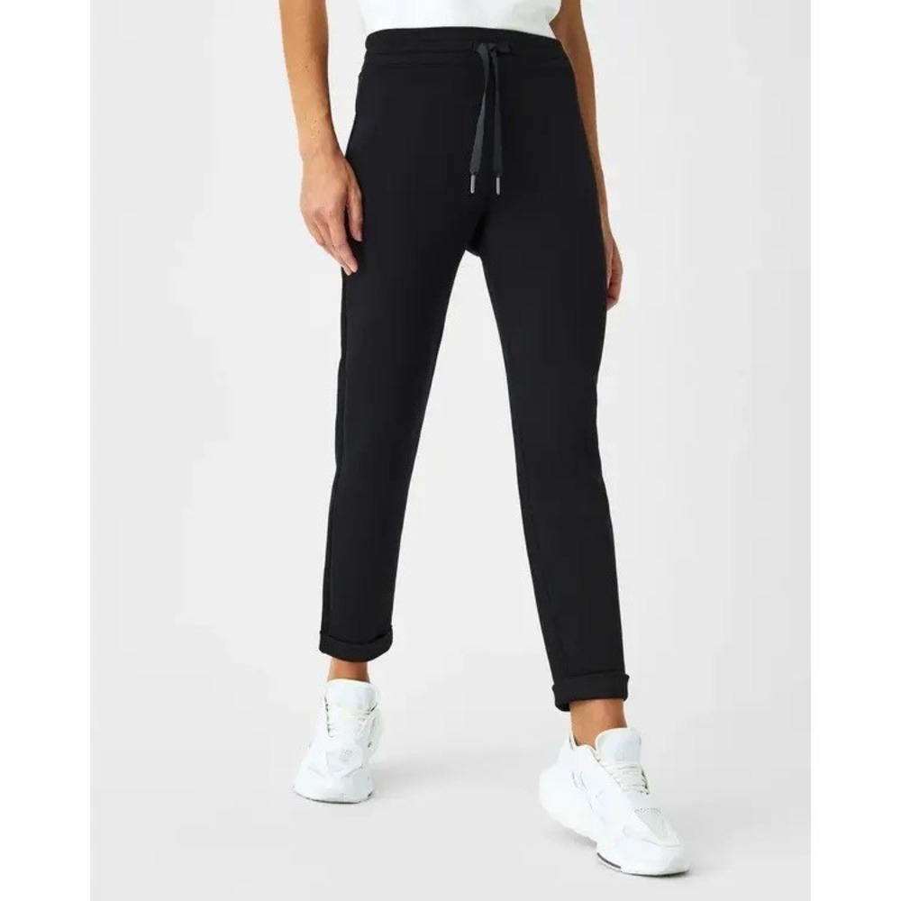 Spanx AirEssentials Tapered Cuffed Pant Mens Very Black Size Medium Joggers